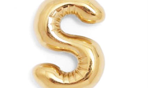 Petit Moments Bubble Initial Necklace In Gold - S