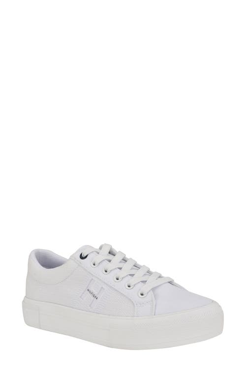 Tommy Hilfiger Aconia Sneaker in White 