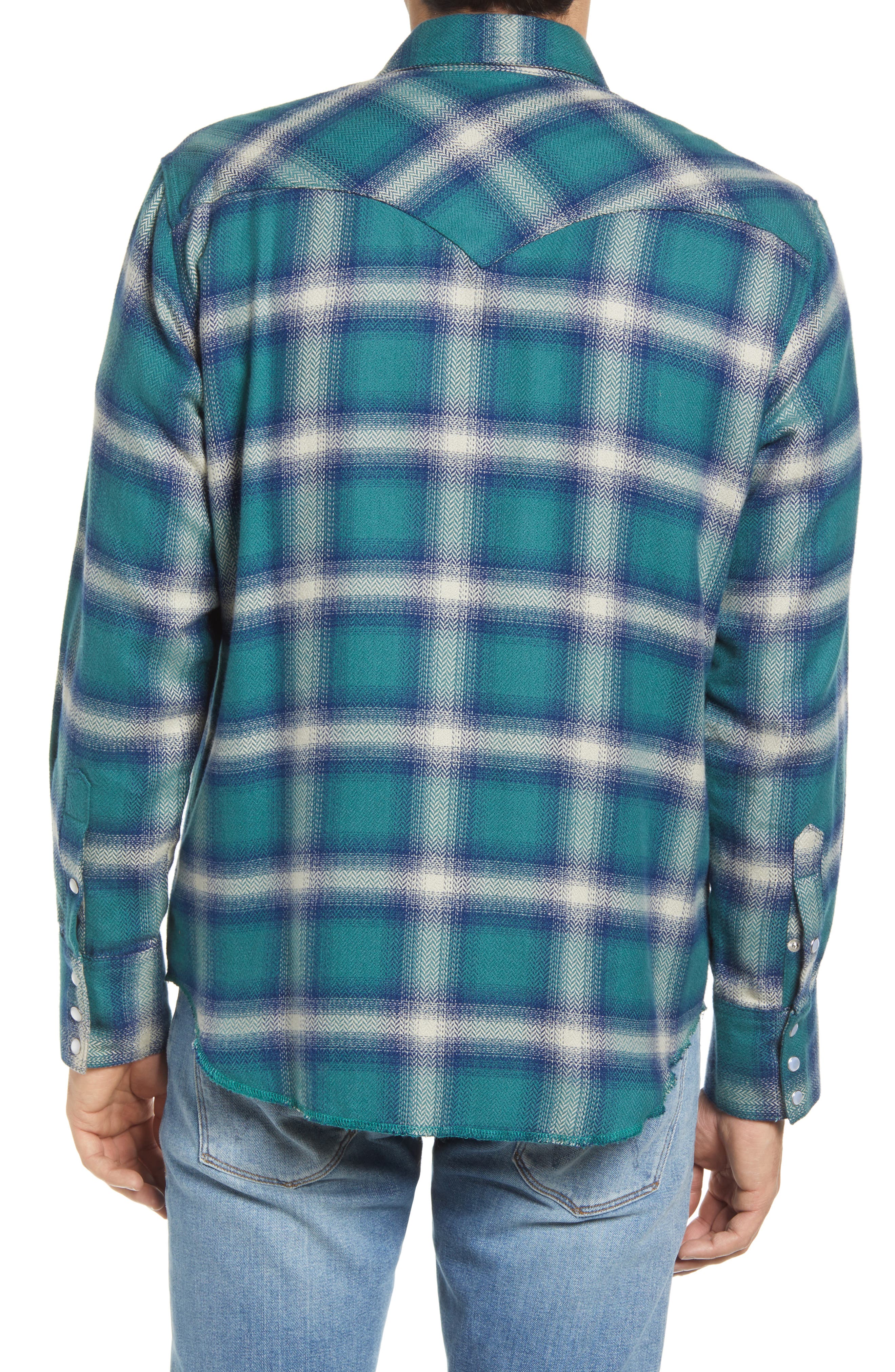 Wrangler Heritage Plaid Western Shirt 