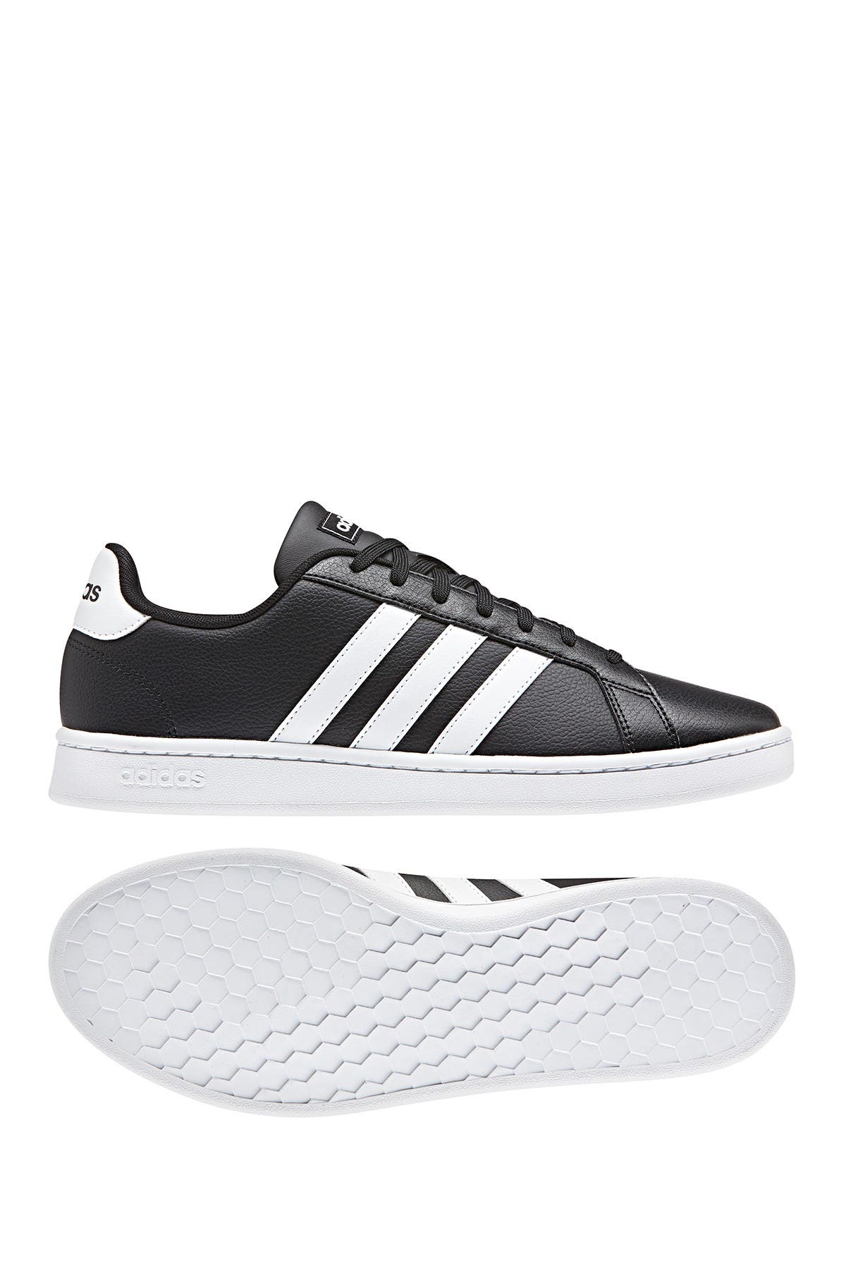 adidas grand court leather sneaker