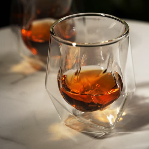 Viski Alchemi Double-walled Aerating Tumblers In Clear