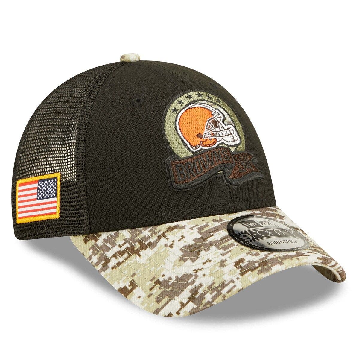 camouflage cleveland browns hat