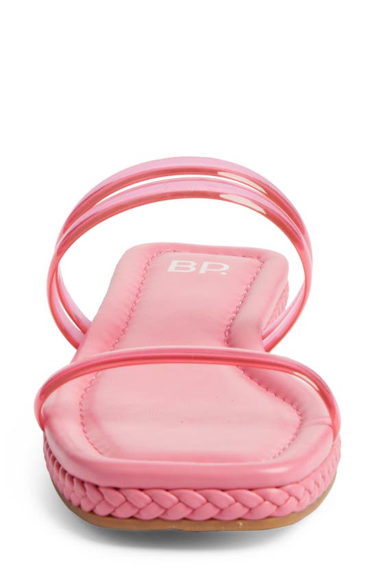 Shop Bp. Viola Braided Slide Sandal In Pink Punch