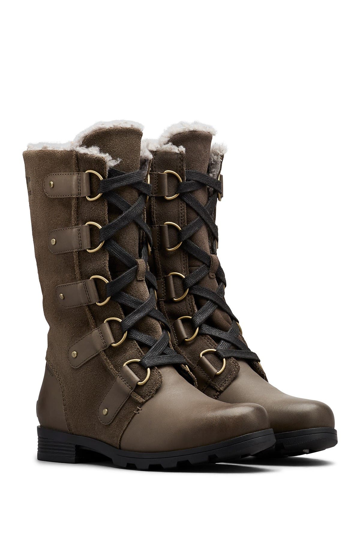 sorel shearling lined boots