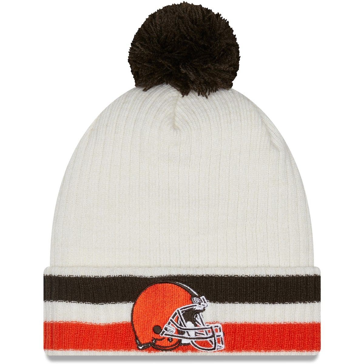 cleveland browns new era knit hat