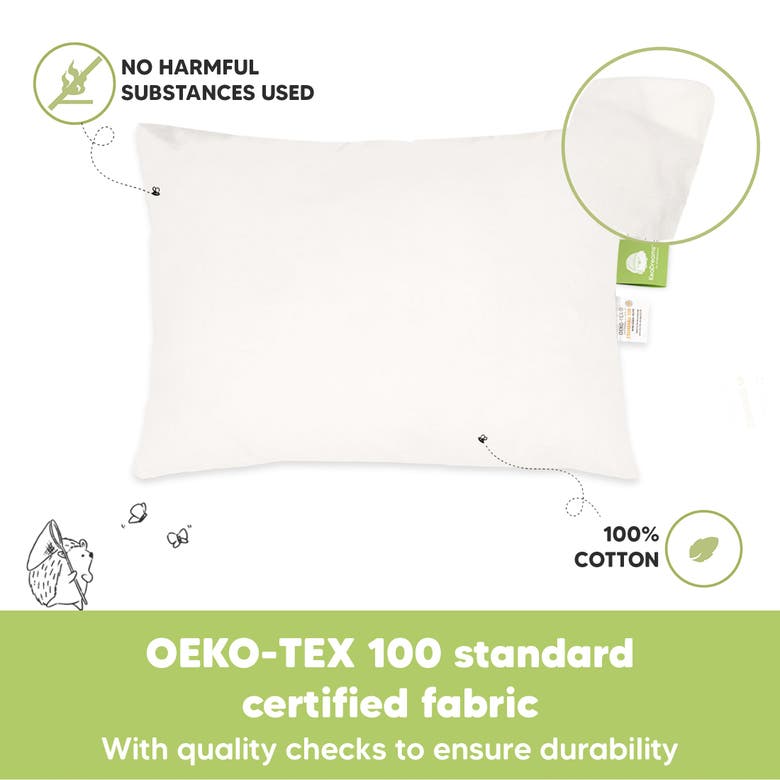Shop Keababies 2-pack Toddler Pillows In Soft White