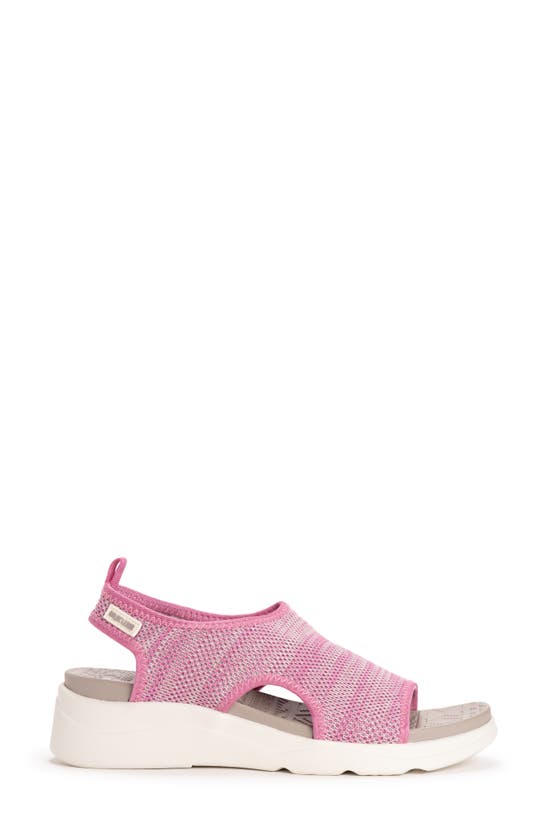 Shop Muk Luks Zahara Sandal In Pink Marl