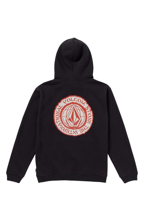 Shop Volcom Volstoned Hoodie In Black