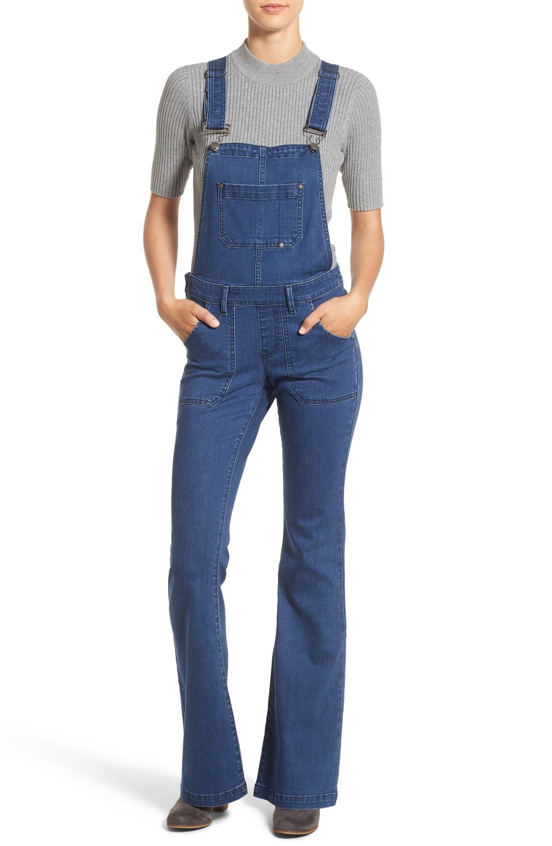 madewell flare overalls