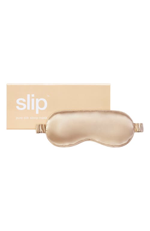 slip Pure Silk Sleep Mask in Caramel at Nordstrom