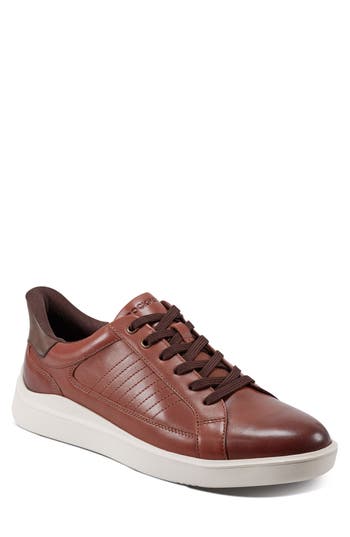 Rockport Men Tristen Step Activated Lace Up Sneaker In Medium Natural