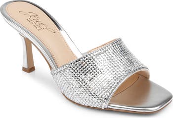 Badgley mischka alison crystal 2024 embellished ankle strap sandal