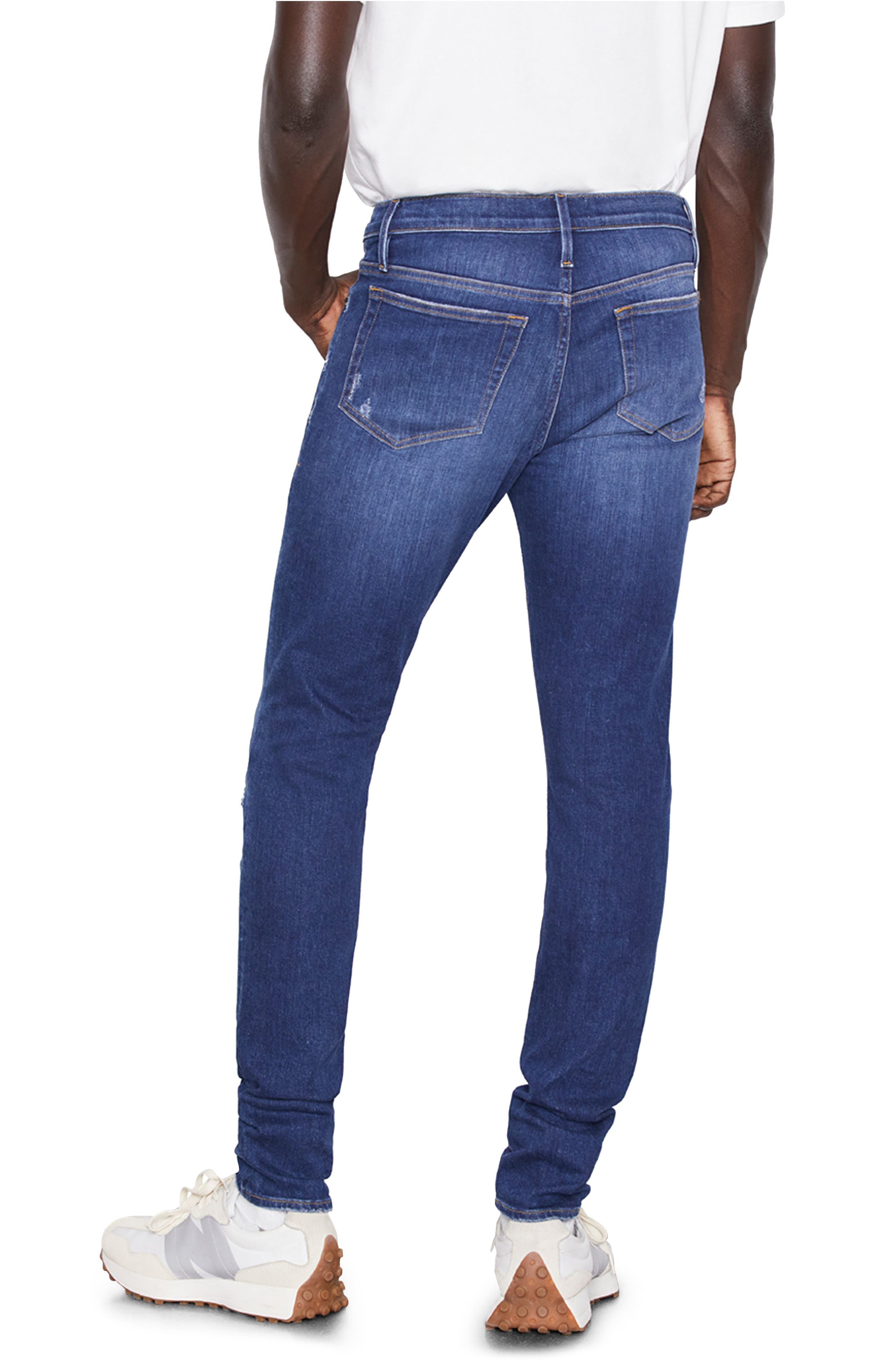 frame jagger true skinny jeans