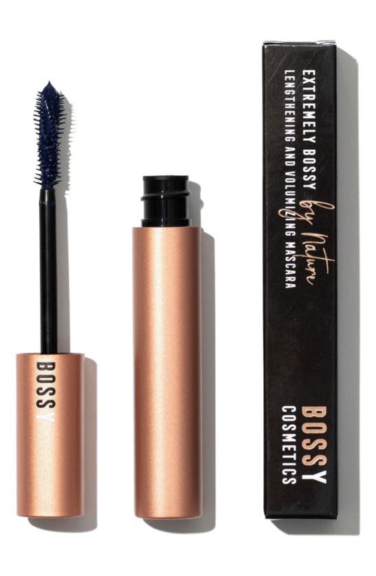 Shop Bossy Cosmetics Extremely Bossy Lengthening & Volumizing Mascara In Sapphire