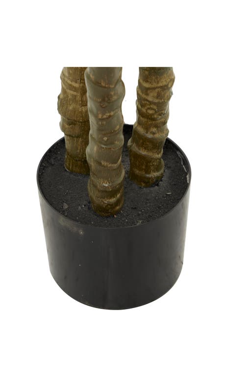 Ginger Birch Studio Green Faux Foliage Potted Artificial Tree In Green