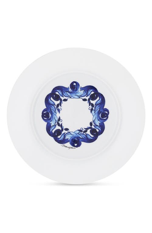 Dolce & Gabbana Dolce&gabbana Blu Mediterraneo Stella Porcelain Set Of 2 Dessert Plates In Light Blue