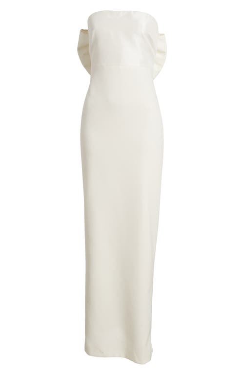 Shop Likely Helen Strapless Gown In White