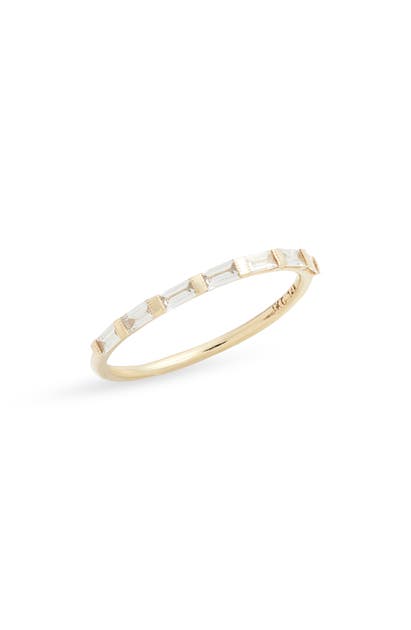 JENNIE KWON DESIGNS HALF ETERNITY DIAMOND BAGUETTE RING,40-121000-14