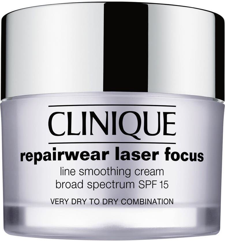 Clinique Repairwear Laser Focus SPF 15 Line Smoothing Cream for Dry to Dry Combination Skin