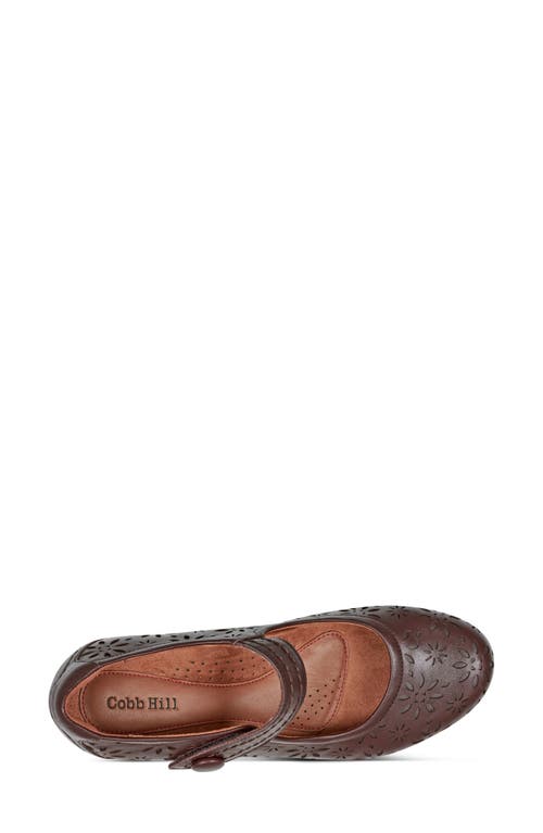 Rockport Cobb Hill Alesia Mary Jane Pump In Dark Red