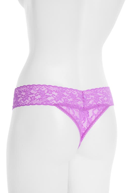 Shop Hanky Panky Original Rise Thong In Hibiscus Bloom