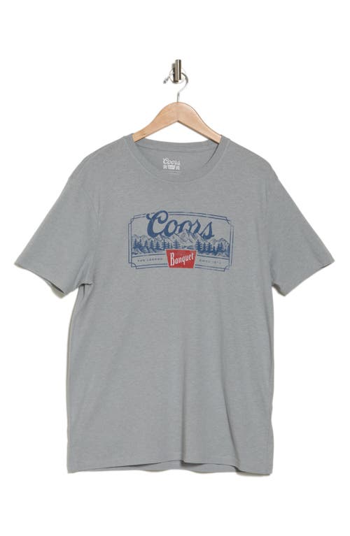 Shop Lucky Brand Coors Mountain Graphic T-shirt In Light Heather