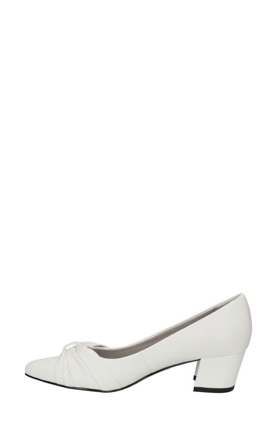 Shop Easy Street Millie Ruched Pump In White