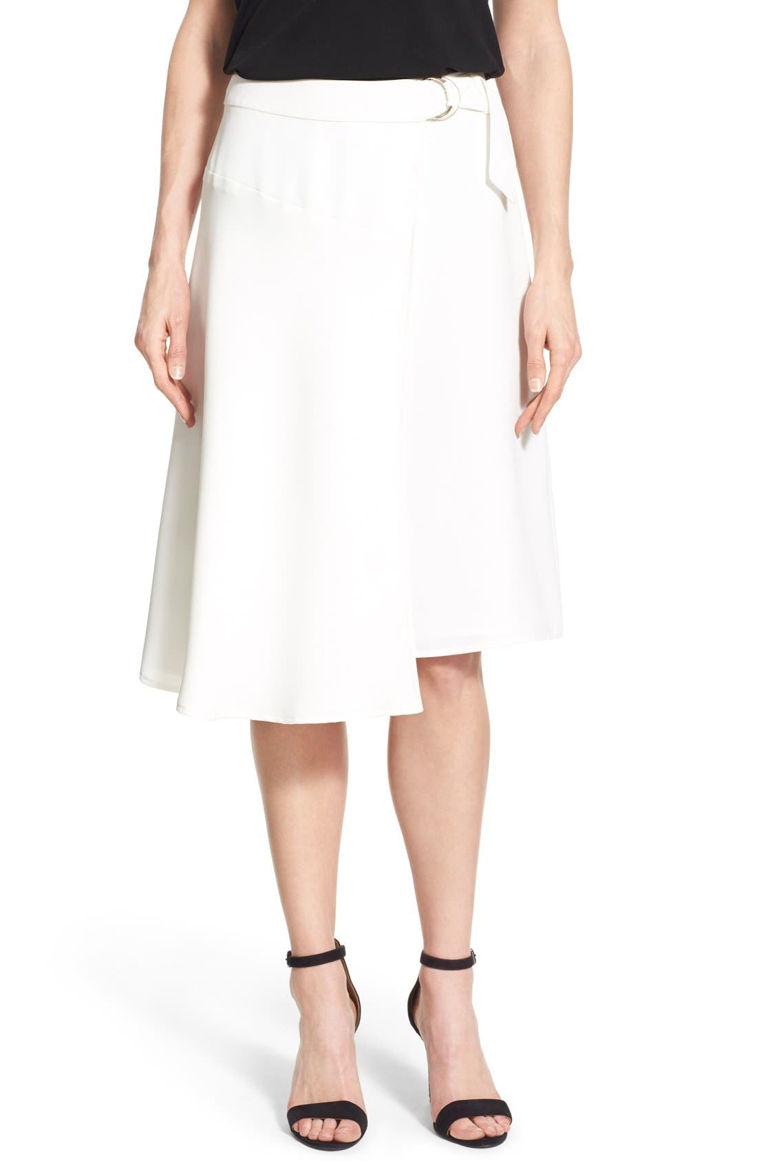 vince wrap skirt