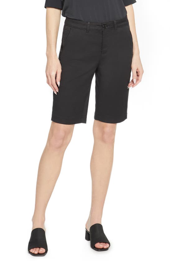 Nydj Tailored Bermuda Shorts In Black