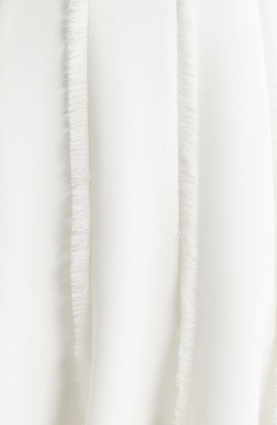 Shop Cinq À Sept Brantley Fringe Detail Minidress In Ivory