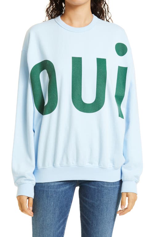 Clare V. Le Drop Sweatshirt in Blue