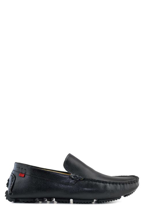 Marc Joseph New York Broadway Leather Venetian Driver Loafer In Black Testone