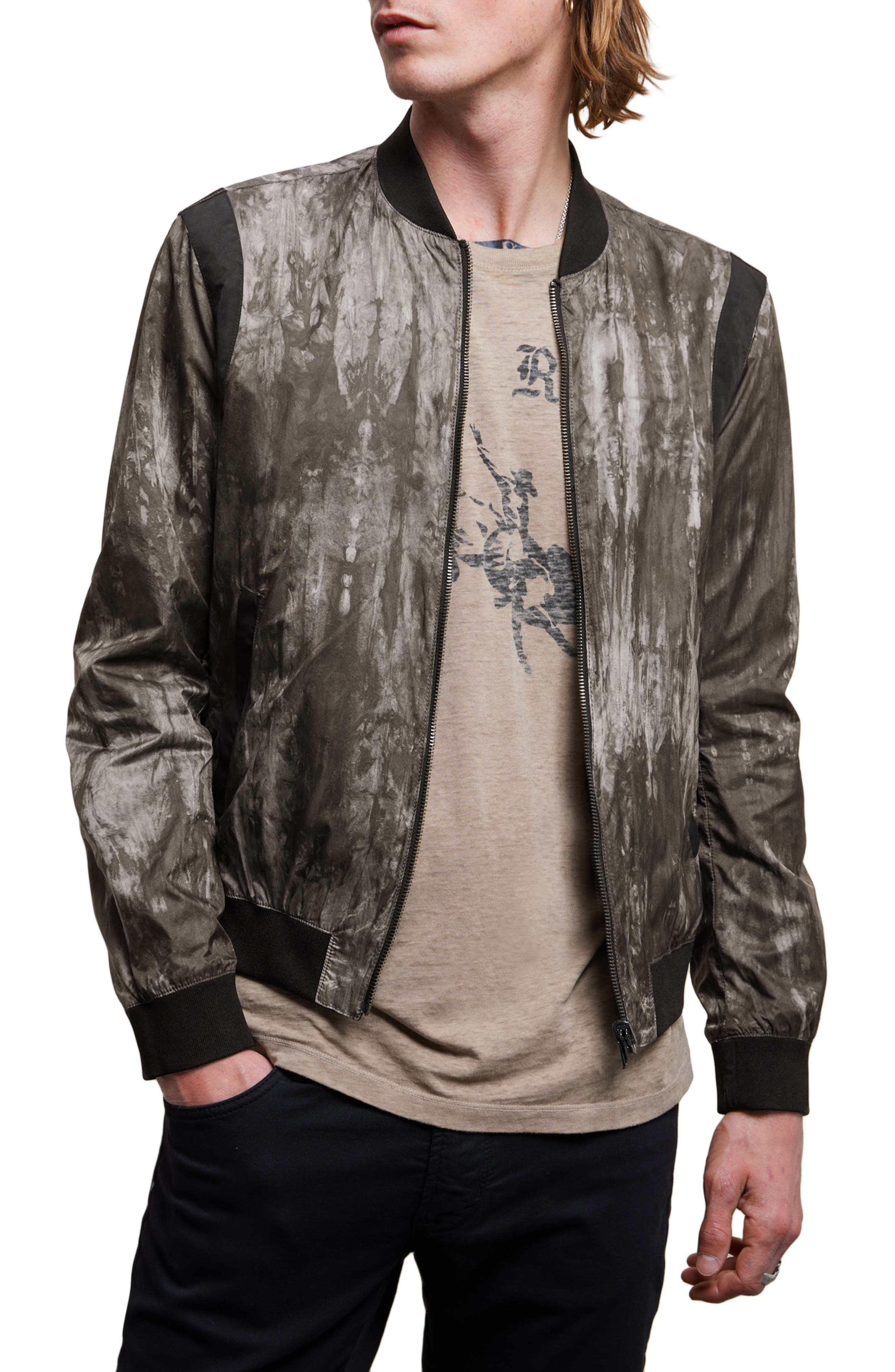 black bomber jacket mens nordstrom