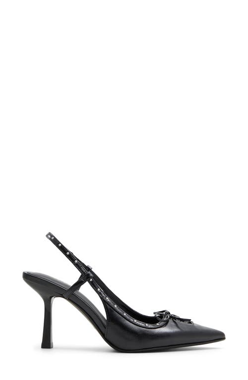 Shop Aldo Stevvie Slingback Pointed Toe Pump In Black