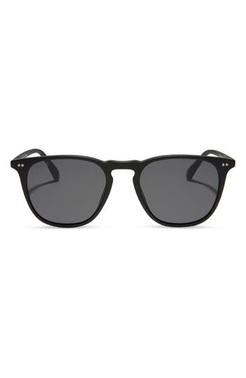 Diff Brody Xl 51mm Square Sunglasses In Matte Black