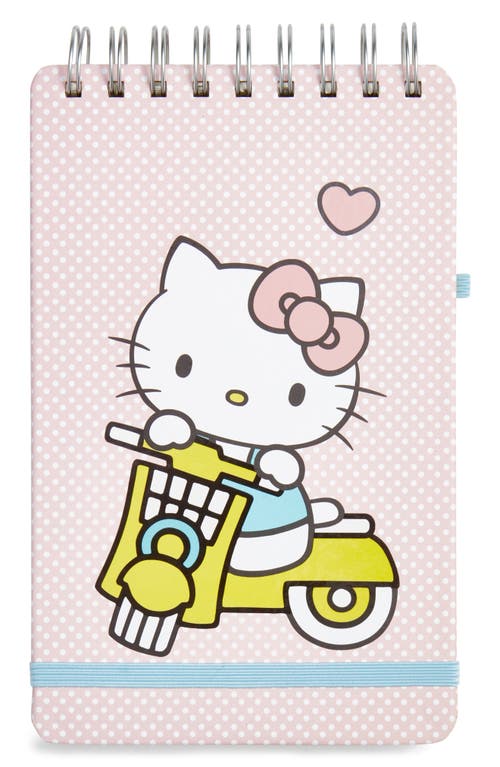 Studio OH! x Hello Kitty Lined Top Spiral Notebook in Pink Multi at Nordstrom