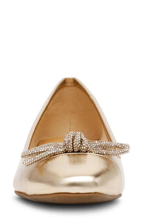 Shop Anne Klein Cassidy Flat In Light Gold