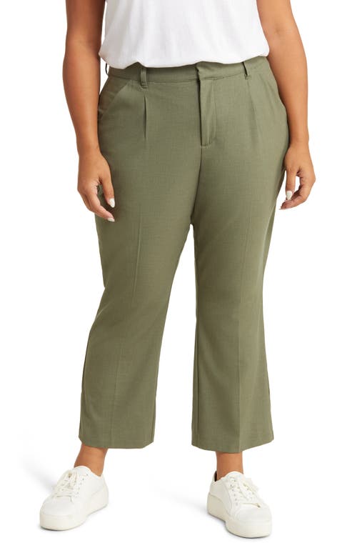 Wit & Wisdom 'Ab'Solution Sky Rise Ankle Trousers Lily Pad at Nordstrom,