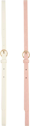 Vince Camuto Women's 2-Pack of Skinny Belts