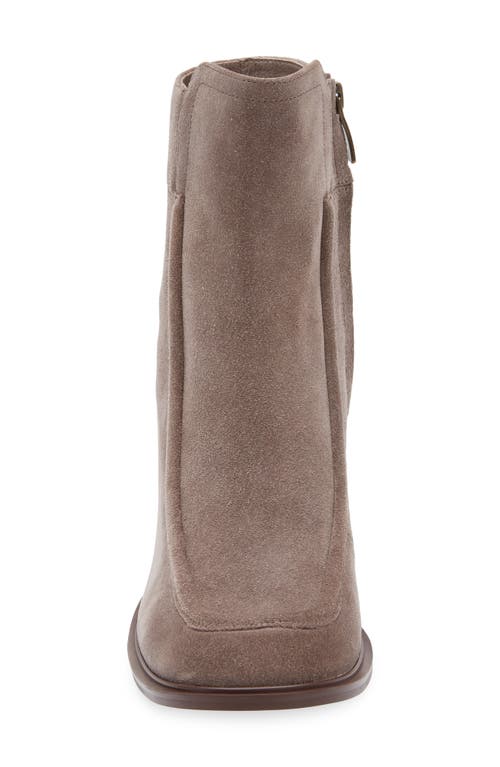 Chocolat Blu Haru Bootie In Taupe Suede