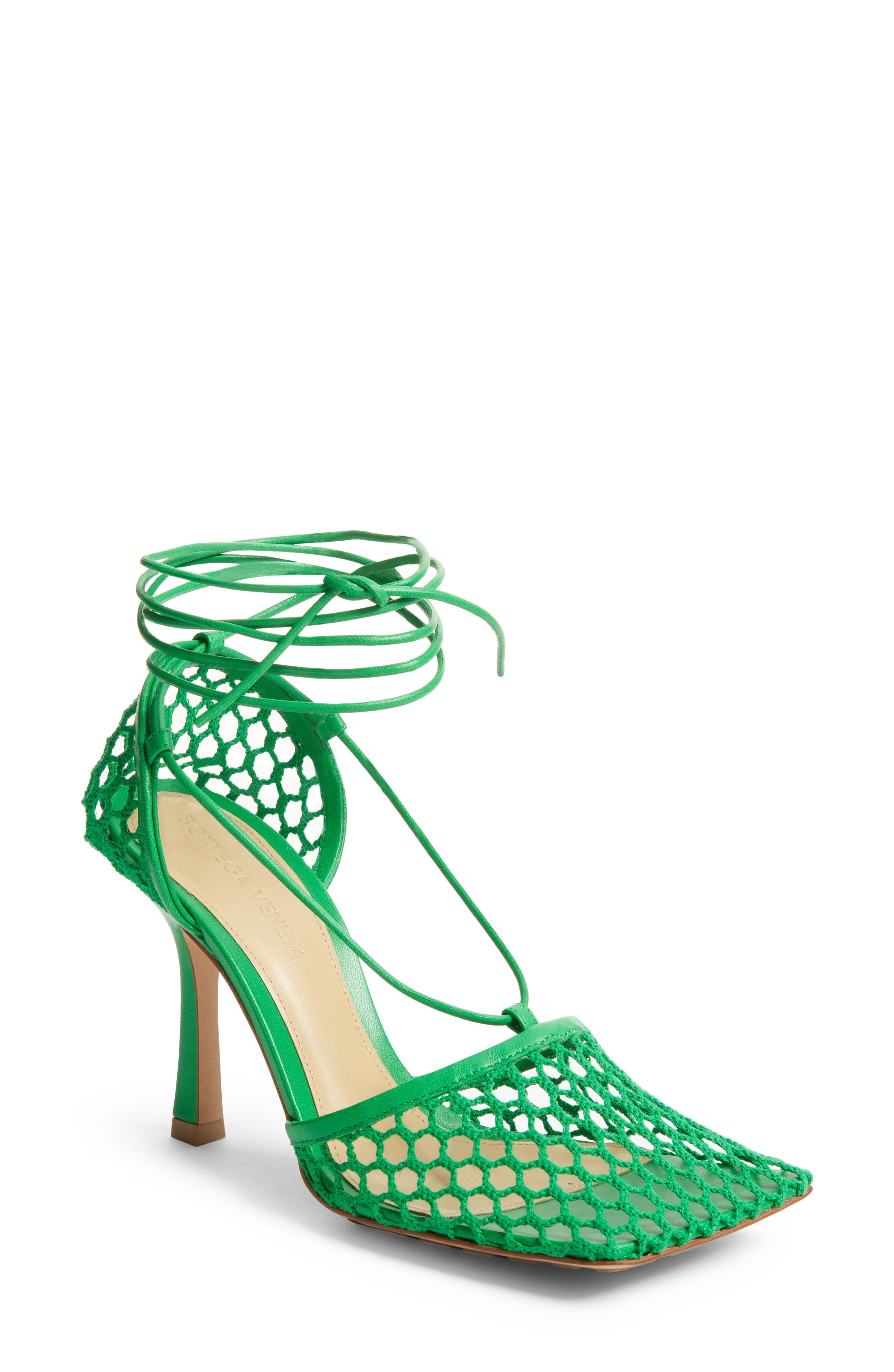 lime green designer heels