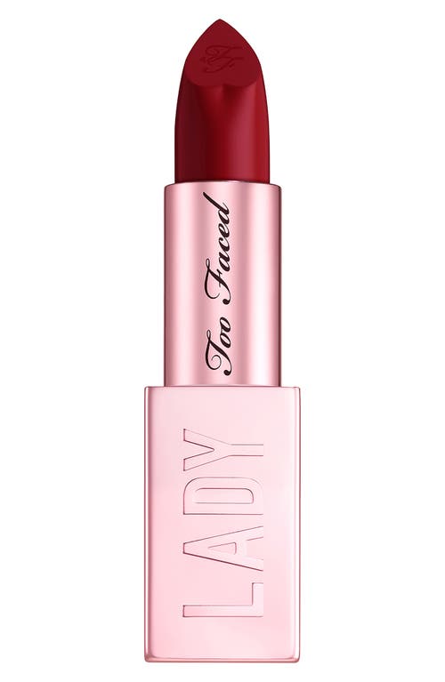 Too Faced Lady Bold Cream Lipstick in Take Over at Nordstrom