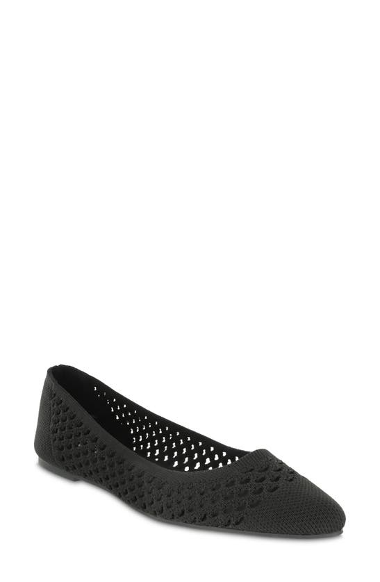 Mia Lovi Knit Flat In Blk-fknit