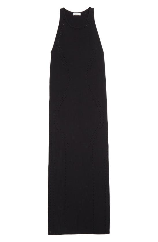 Shop A.l.c . Kit Pointelle Detail Dress In Black