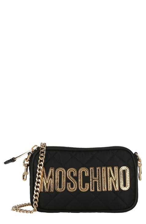 Shiny Quilted mini bag  Moschino Official Store