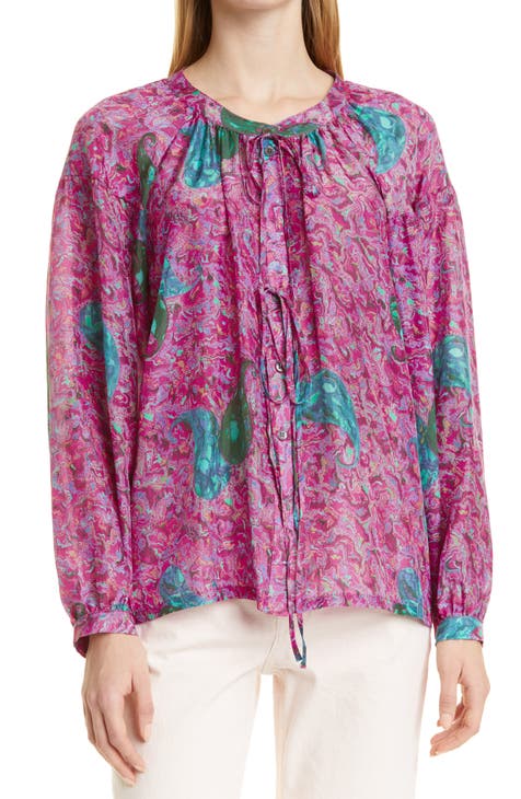 fuschia blouse | Nordstrom