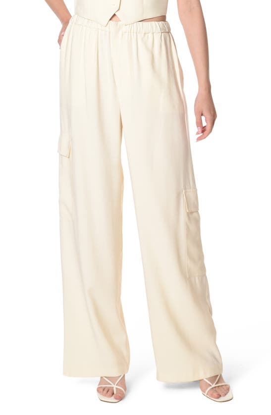 Wayf Layla Cargo Pants In Beige