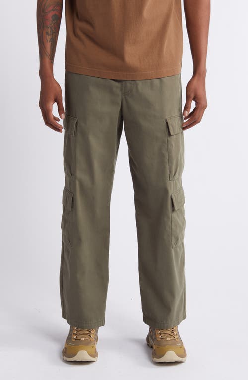 Shop Pacsun Porter Drawstring Cargo Pants In Grape Leaf