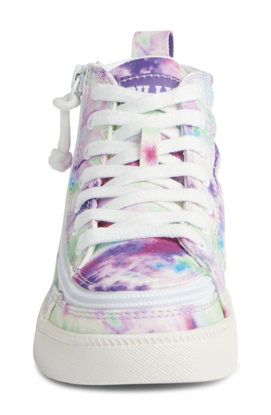 Shop Billy Footwear Kids' Billy Cs High Top Sneaker In Purple Watercolor