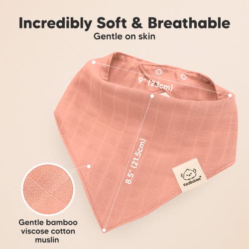 Keababies 8-pack Lumi Muslin Bandana Bibs In Dew